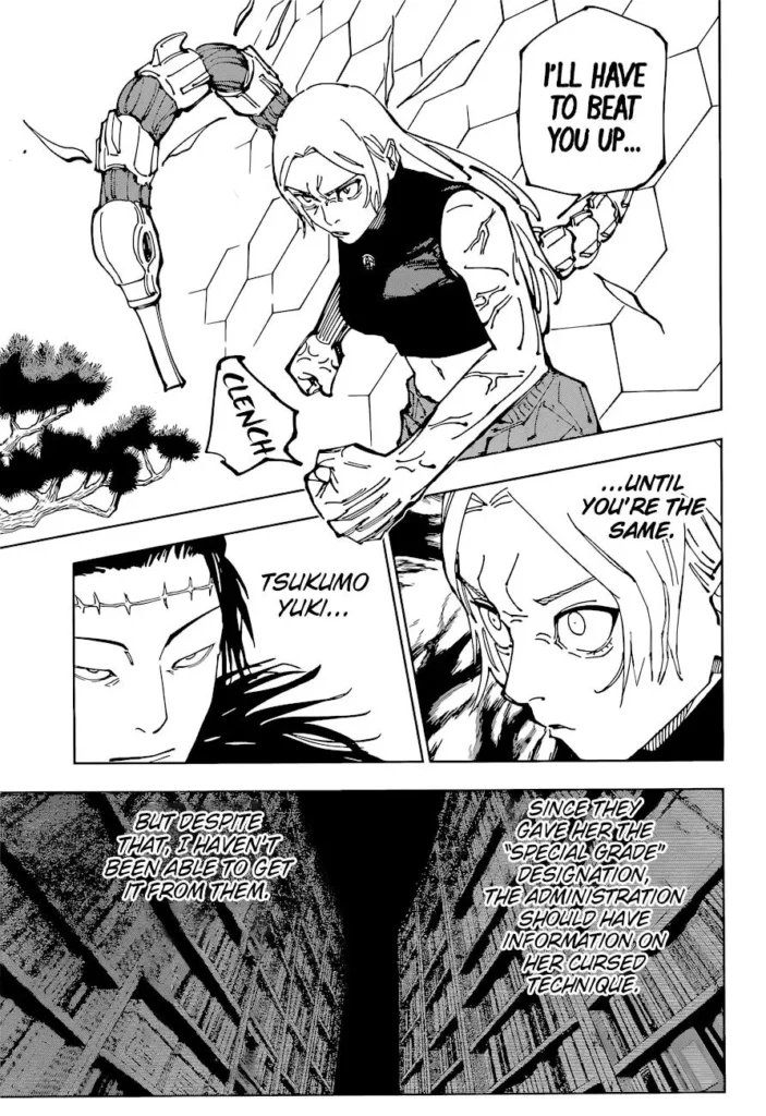 Jujutsu Kaisen manga Chapter 205