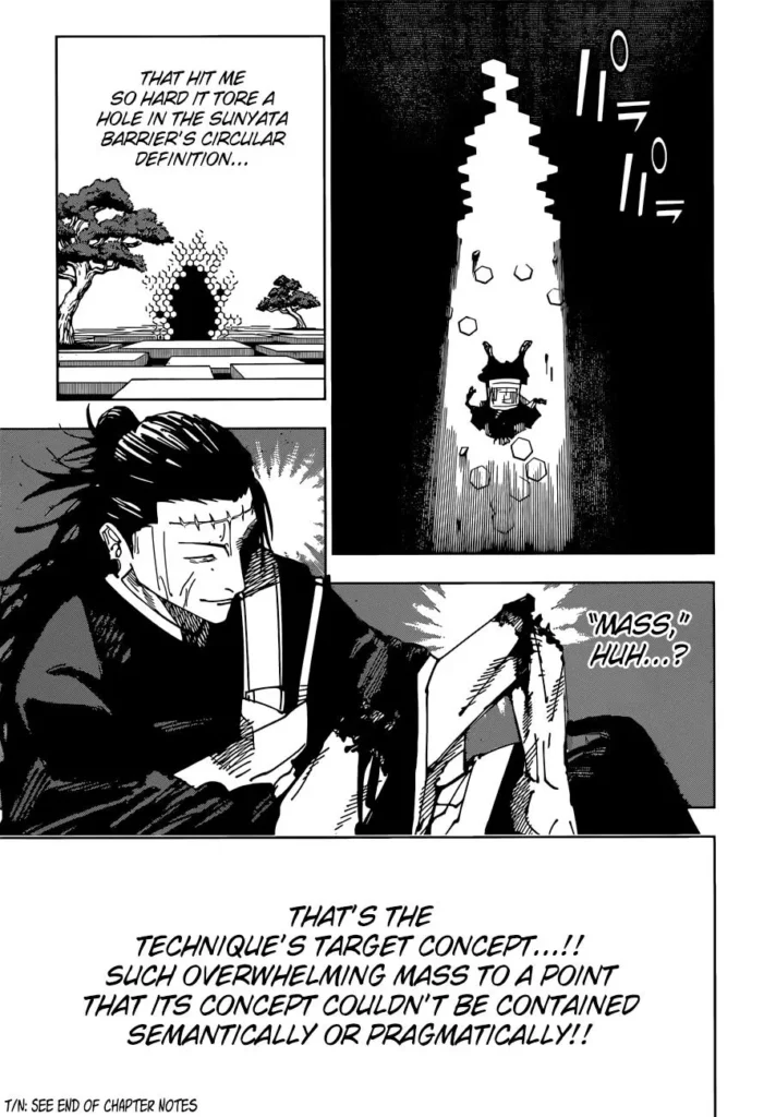 Jujutsu Kaisen manga Chapter 205