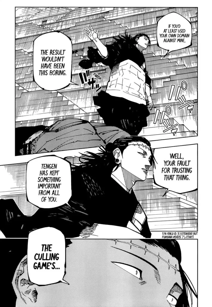 Jujutsu Kaisen manga Chapter 206