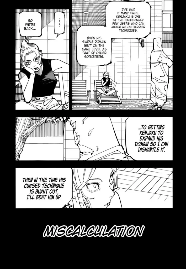 Jujutsu Kaisen manga Chapter 206