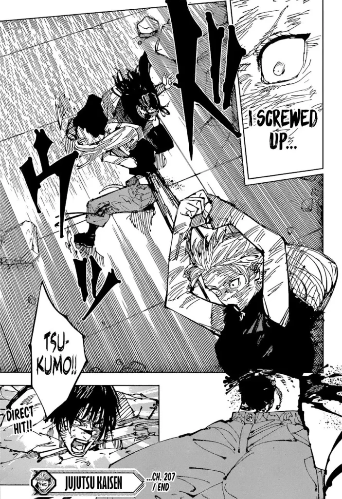 Jujutsu Kaisen manga Chapter 207