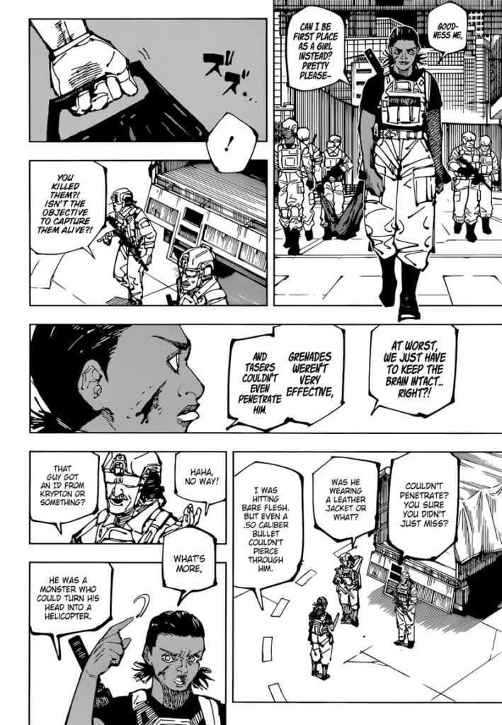Jujutsu Kaisen manga Chapter 209