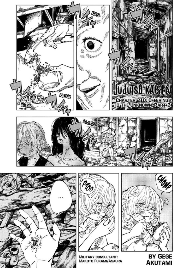 Jujutsu Kaisen Manga Chapter 210
